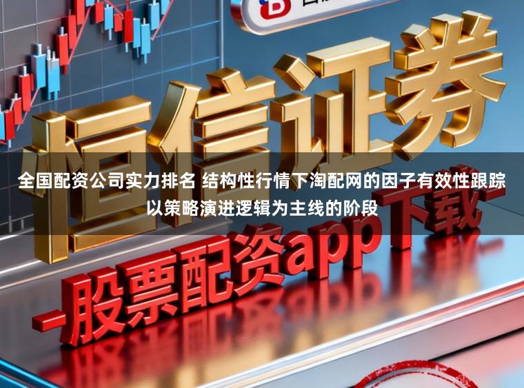 全国配资公司实力排名 结构性行情下淘配网的因子有效性跟踪以策略演进逻辑为主线的阶段
